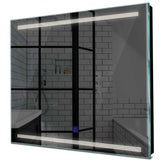 Specchio LED Quadrato | Pulsante touch | Luce bianca neutra - Reyze Serie Minimal Modello 8